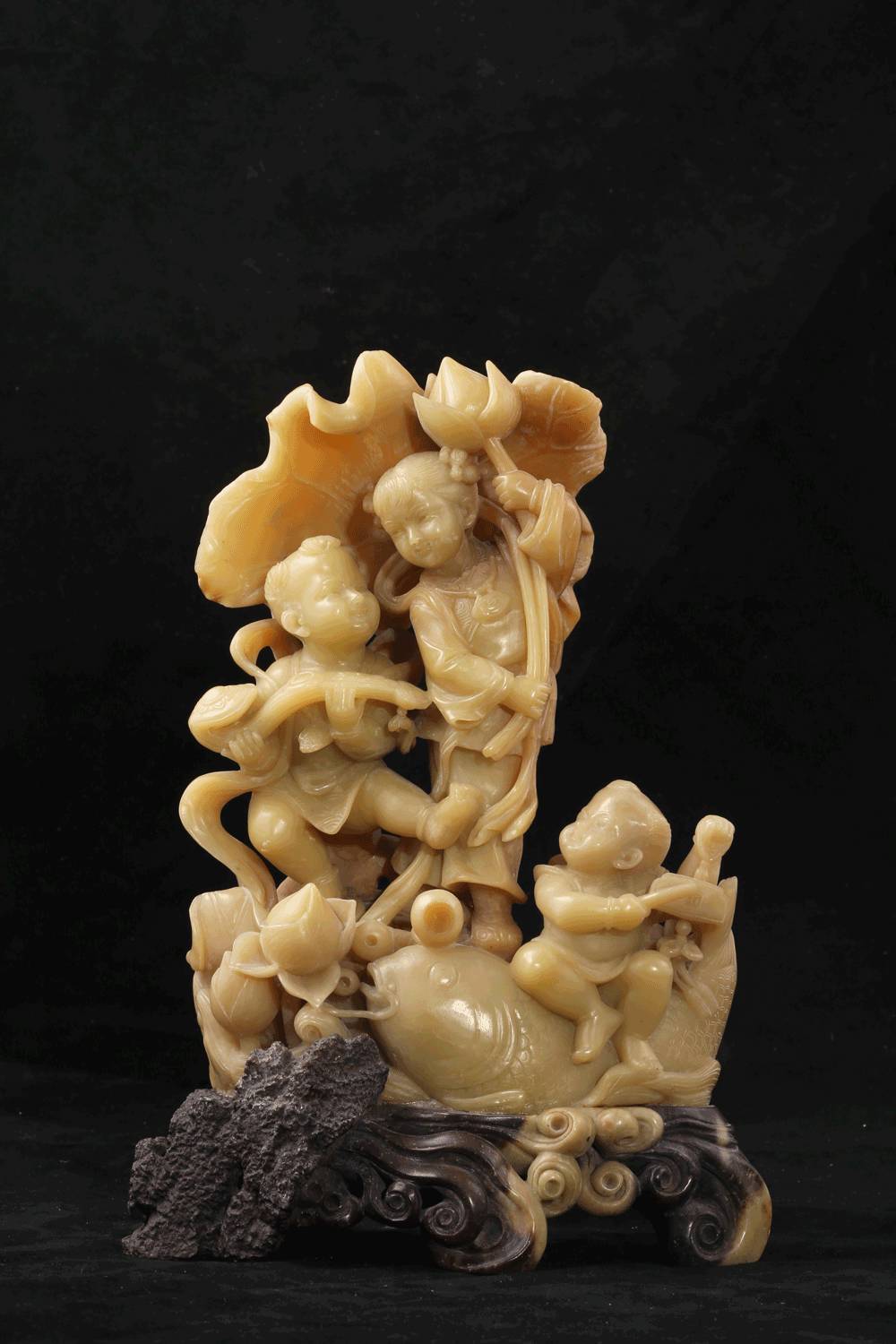 青田石雕大师倪东方林福照张爱廷牛克思作品图片 青田石雕大师倪东方林福照张爱廷牛克思作品图片