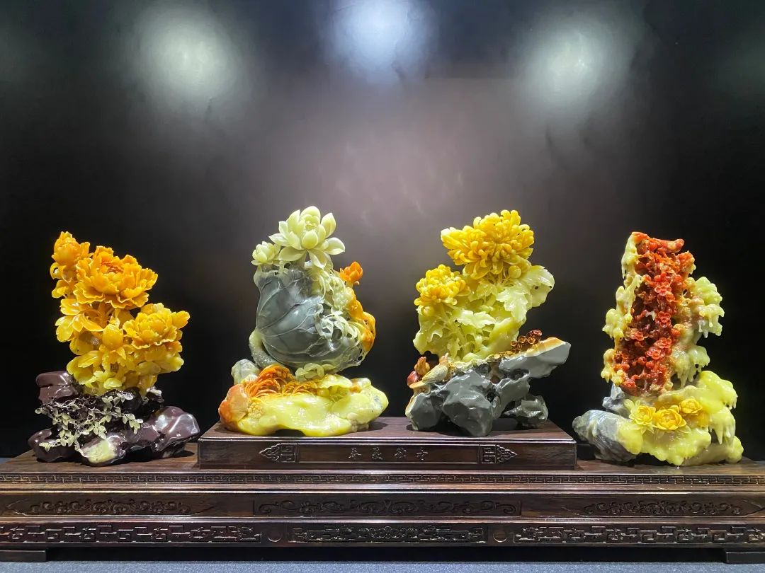 青田石各种品种种类图片 大师的作品确实不一样