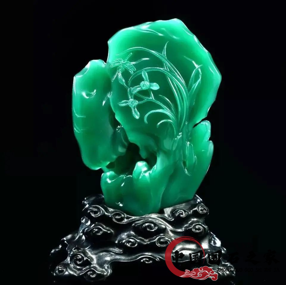 这个摆件拍出47万!雅安绿又是什么绿! 这个摆件拍出47万!雅安绿又是什么绿!