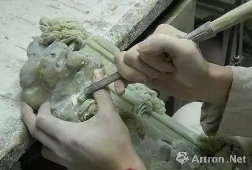 青田石雕的制作工具与工艺流程艺术1