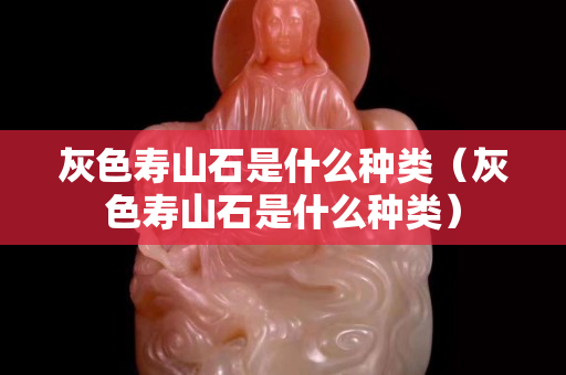 灰色寿山石是什么种类（灰色寿山石是什么种类）