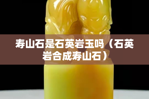 寿山石是石英岩玉吗（石英岩合成寿山石）