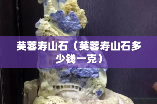 芙蓉寿山石（芙蓉寿山石多少钱一克）