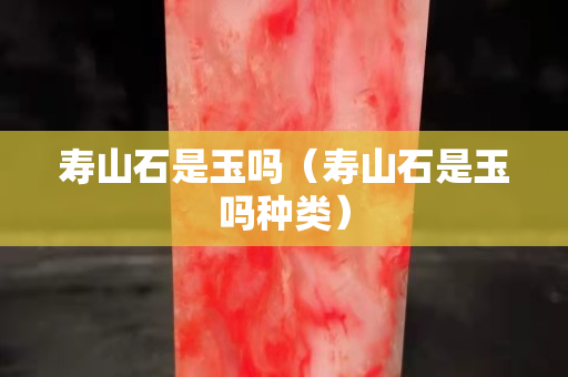寿山石是玉吗（寿山石是玉吗种类）