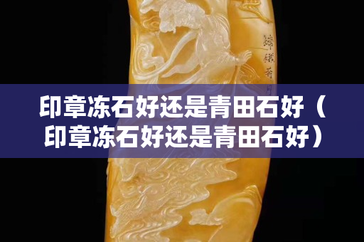 印章冻石好还是青田石好（印章冻石好还是青田石好）