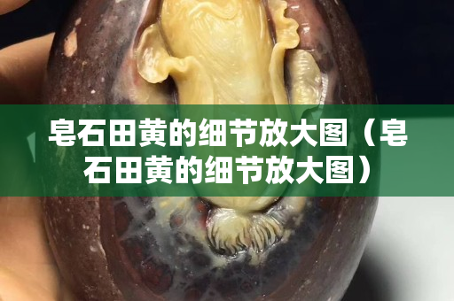 皂石田黄的细节放大图（皂石田黄的细节放大图）
