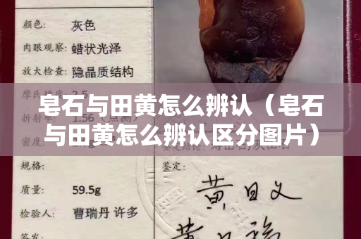 皂石与田黄怎么辨认（皂石与田黄怎么辨认区分图片）