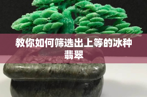 教你如何筛选出上等的冰种翡翠