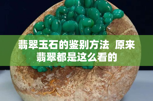 翡翠玉石的鉴别方法  原来翡翠都是这么看的