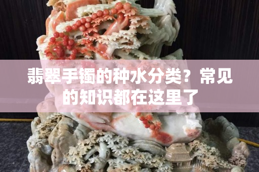 翡翠手镯的种水分类？常见的知识都在这里了