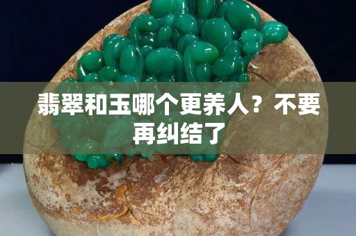 翡翠和玉哪个更养人？不要再纠结了