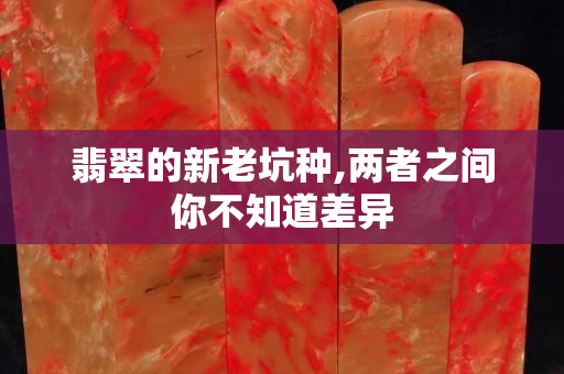 翡翠的新老坑种,两者之间你不知道差异