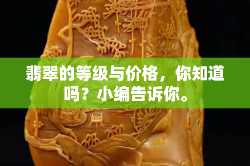 翡翠的等级与价格，你知道吗？小编告诉你。