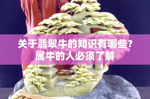 关于翡翠牛的知识有哪些？属牛的人必须了解