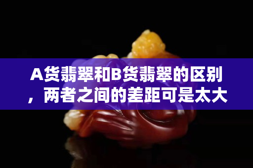 A货翡翠和B货翡翠的区别，两者之间的差距可是太大了