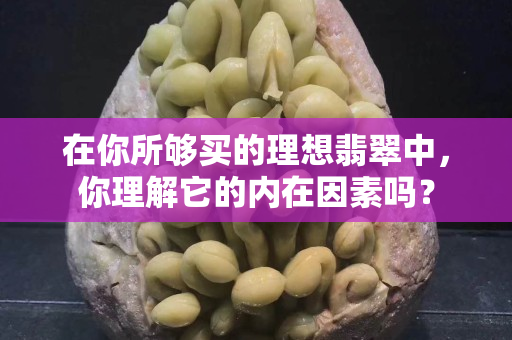 在你所够买的理想翡翠中，你理解它的内在因素吗？