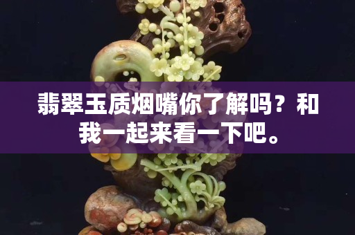 翡翠玉质烟嘴你了解吗？和我一起来看一下吧。