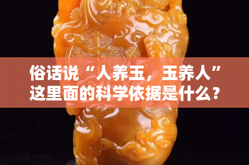 俗话说“人养玉，玉养人”这里面的科学依据是什么？