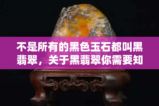 不是所有的黑色玉石都叫黑翡翠，关于黑翡翠你需要知道这些