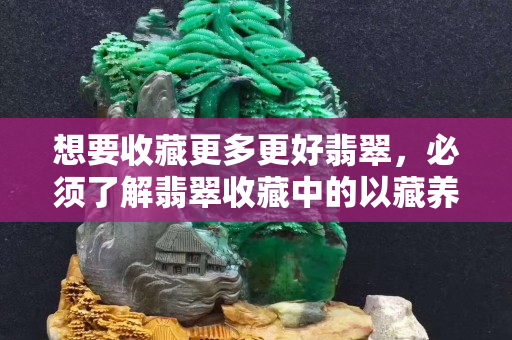 想要收藏更多更好翡翠，必须了解翡翠收藏中的以藏养藏