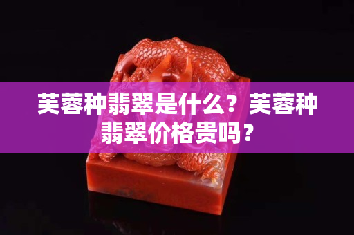 芙蓉种翡翠是什么？芙蓉种翡翠价格贵吗？