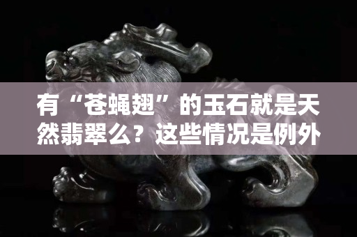 有“苍蝇翅”的玉石就是天然翡翠么？这些情况是例外！
