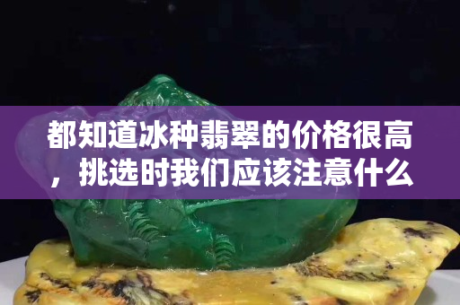 都知道冰种翡翠的价格很高，挑选时我们应该注意什么？