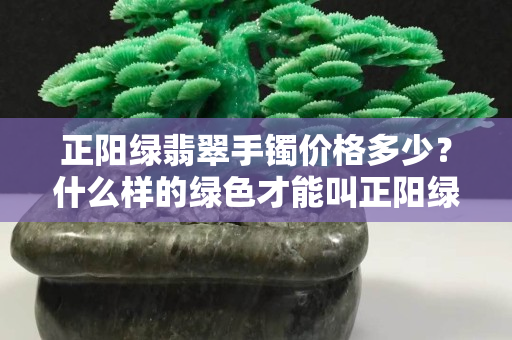 正阳绿翡翠手镯价格多少？什么样的绿色才能叫正阳绿？