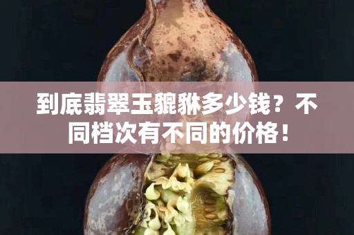 到底翡翠玉貔貅多少钱？不同档次有不同的价格！