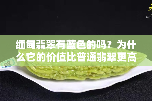 缅甸翡翠有蓝色的吗？为什么它的价值比普通翡翠更高？