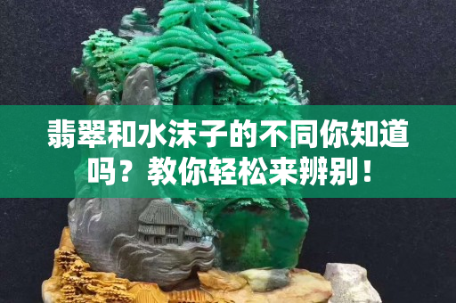 翡翠和水沫子的不同你知道吗？教你轻松来辨别！