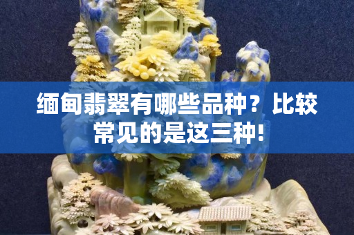 缅甸翡翠有哪些品种？比较常见的是这三种!