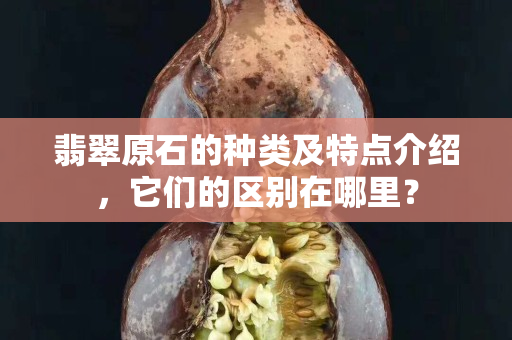 翡翠原石的种类及特点介绍，它们的区别在哪里？