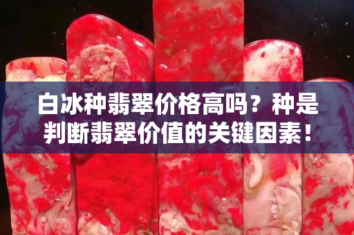 白冰种翡翠价格高吗？种是判断翡翠价值的关键因素！