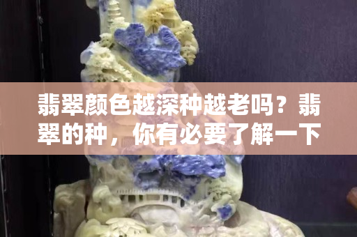 翡翠颜色越深种越老吗？翡翠的种，你有必要了解一下！