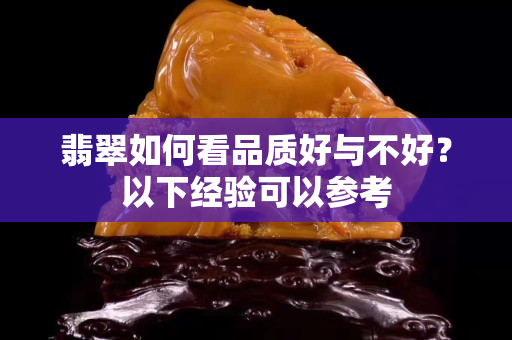 翡翠如何看品质好与不好？以下经验可以参考