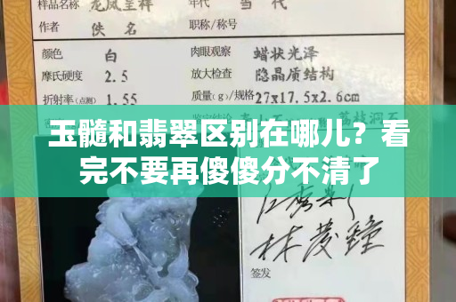 玉髓和翡翠区别在哪儿？看完不要再傻傻分不清了
