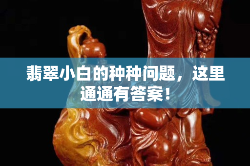 翡翠小白的种种问题，这里通通有答案！