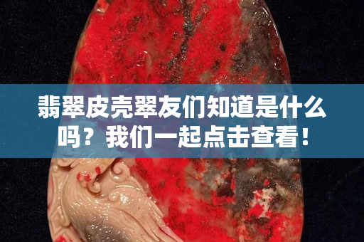 翡翠皮壳翠友们知道是什么吗？我们一起点击查看！