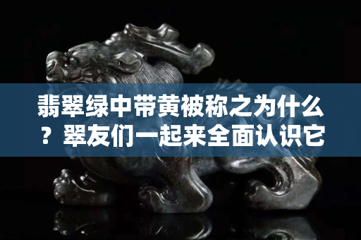 翡翠绿中带黄被称之为什么？翠友们一起来全面认识它！