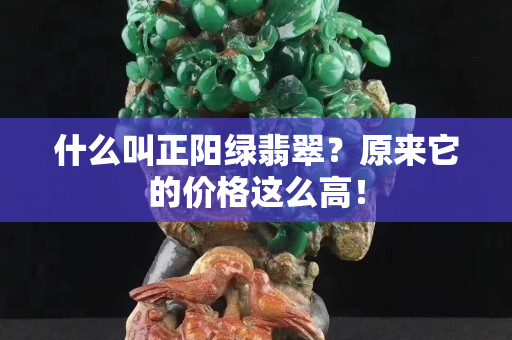 什么叫正阳绿翡翠？原来它的价格这么高！