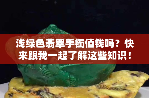 浅绿色翡翠手镯值钱吗？快来跟我一起了解这些知识！