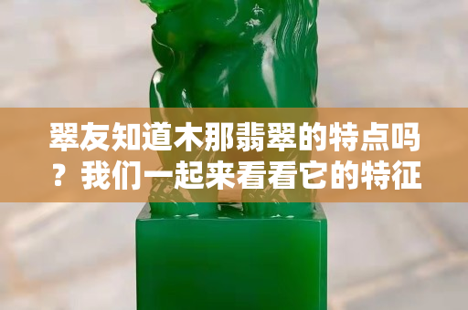 翠友知道木那翡翠的特点吗？我们一起来看看它的特征！