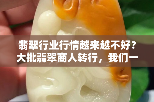 翡翠行业行情越来越不好？大批翡翠商人转行，我们一起来看看什么原因！