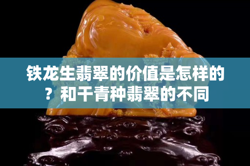 铁龙生翡翠的价值是怎样的？和干青种翡翠的不同