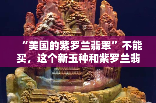 “美国的紫罗兰翡翠”不能买，这个新玉种和紫罗兰翡翠真的很相似