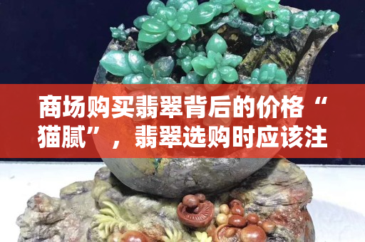 商场购买翡翠背后的价格“猫腻”，翡翠选购时应该注意这些