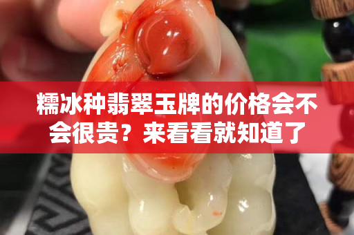 糯冰种翡翠玉牌的价格会不会很贵？来看看就知道了