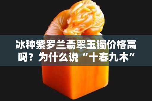 冰种紫罗兰翡翠玉镯价格高吗？为什么说“十春九木”是紫罗兰的标签？