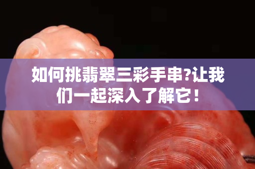 如何挑翡翠三彩手串?让我们一起深入了解它！